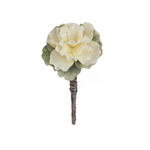 Outside The Box 20" White Peony Flower Stem Faux Decor
