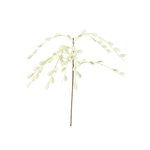 Outside The Box 44" White Fronds Drape Stem Faux Decor