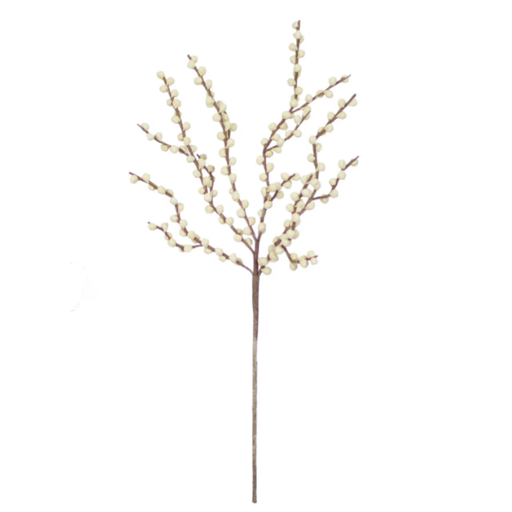 Outside The Box 36" White Berry Branch Faux Decor
