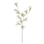 Outside The Box 45" White Clematis Flower Branch Faux Decor
