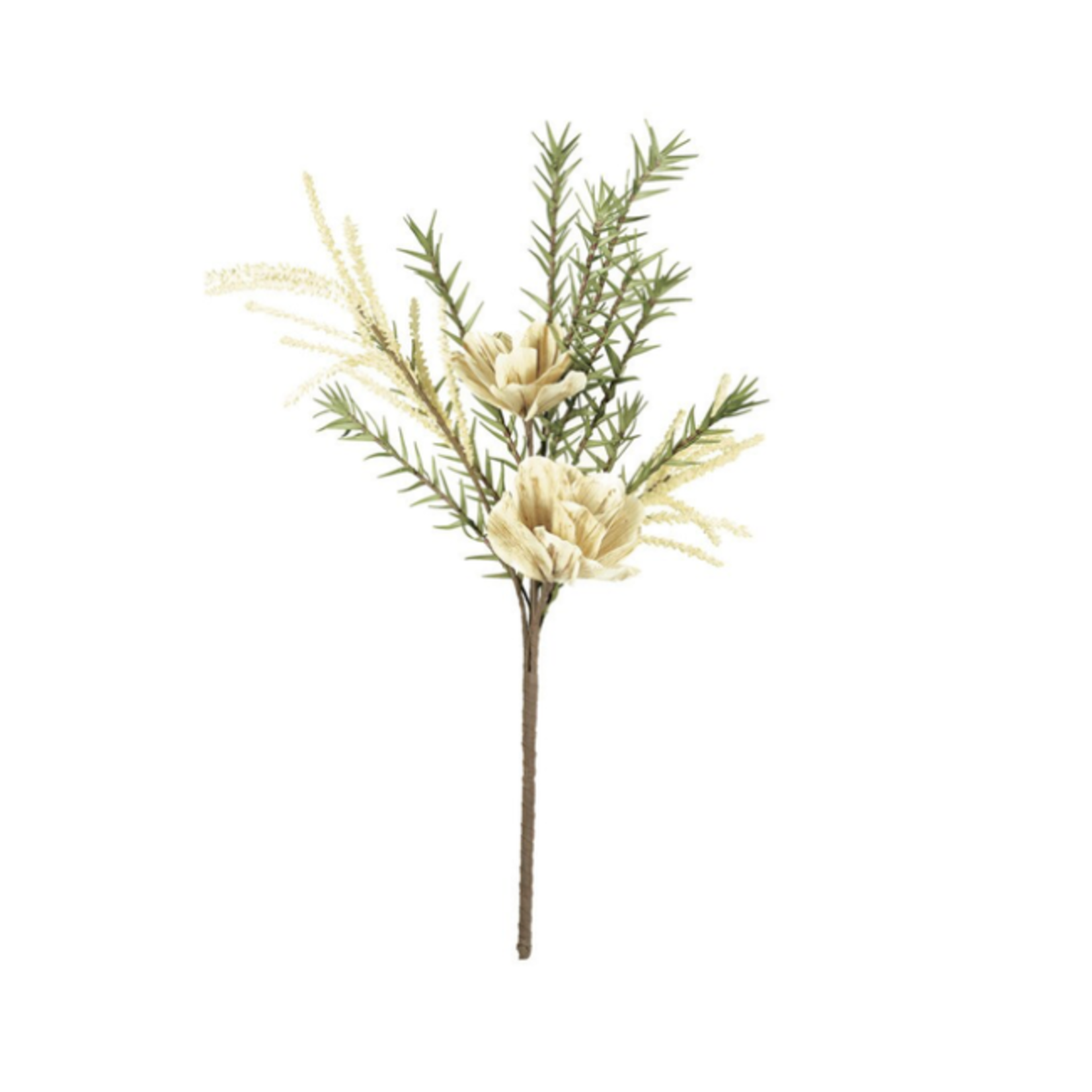 Outside The Box 39" Flower Blossoms & Greenery Bouquet Faux Decor