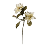 Outside The Box 29" White Magnolia Flower Stem Faux Decor