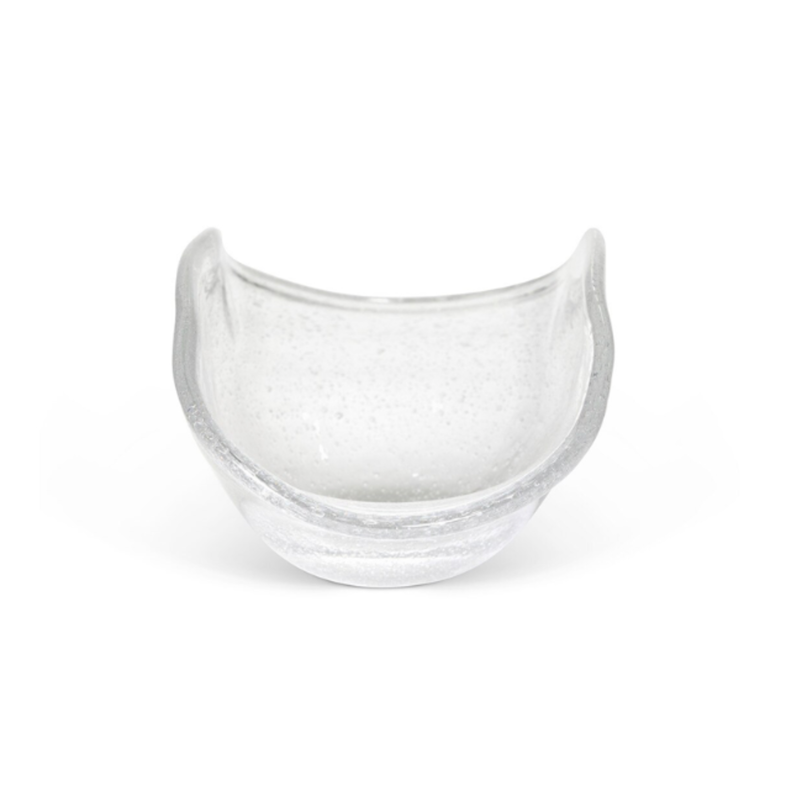 Outside The Box 14" Ruffle Hand Blown Glass Bowl