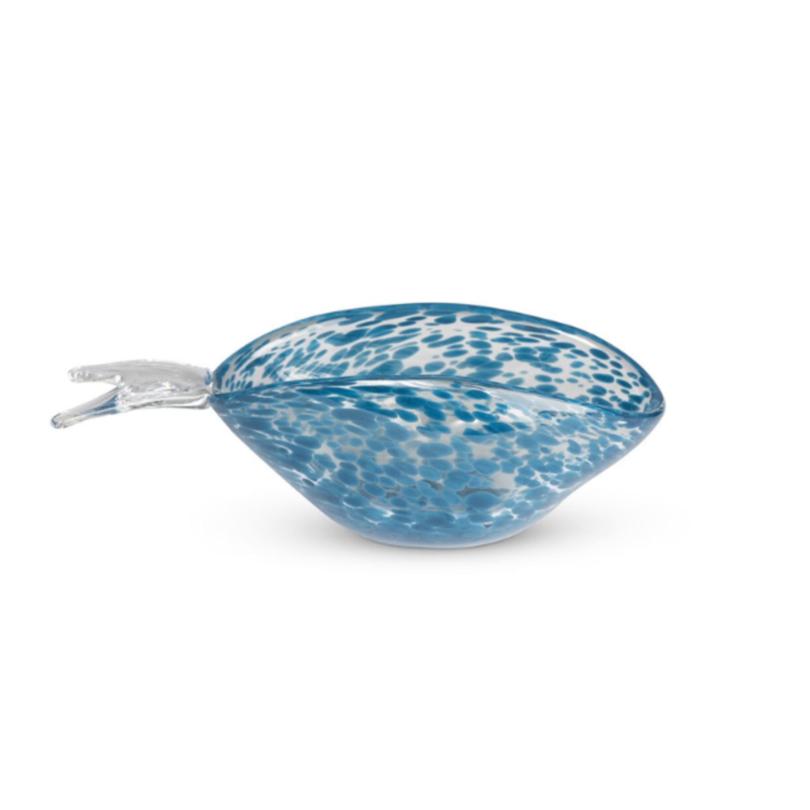 Outside The Box 10" Seaside Navy Blue Glass Fish Bowl