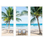 Outside The Box 67x50 Trowbridge Paradise View Triptych Art
