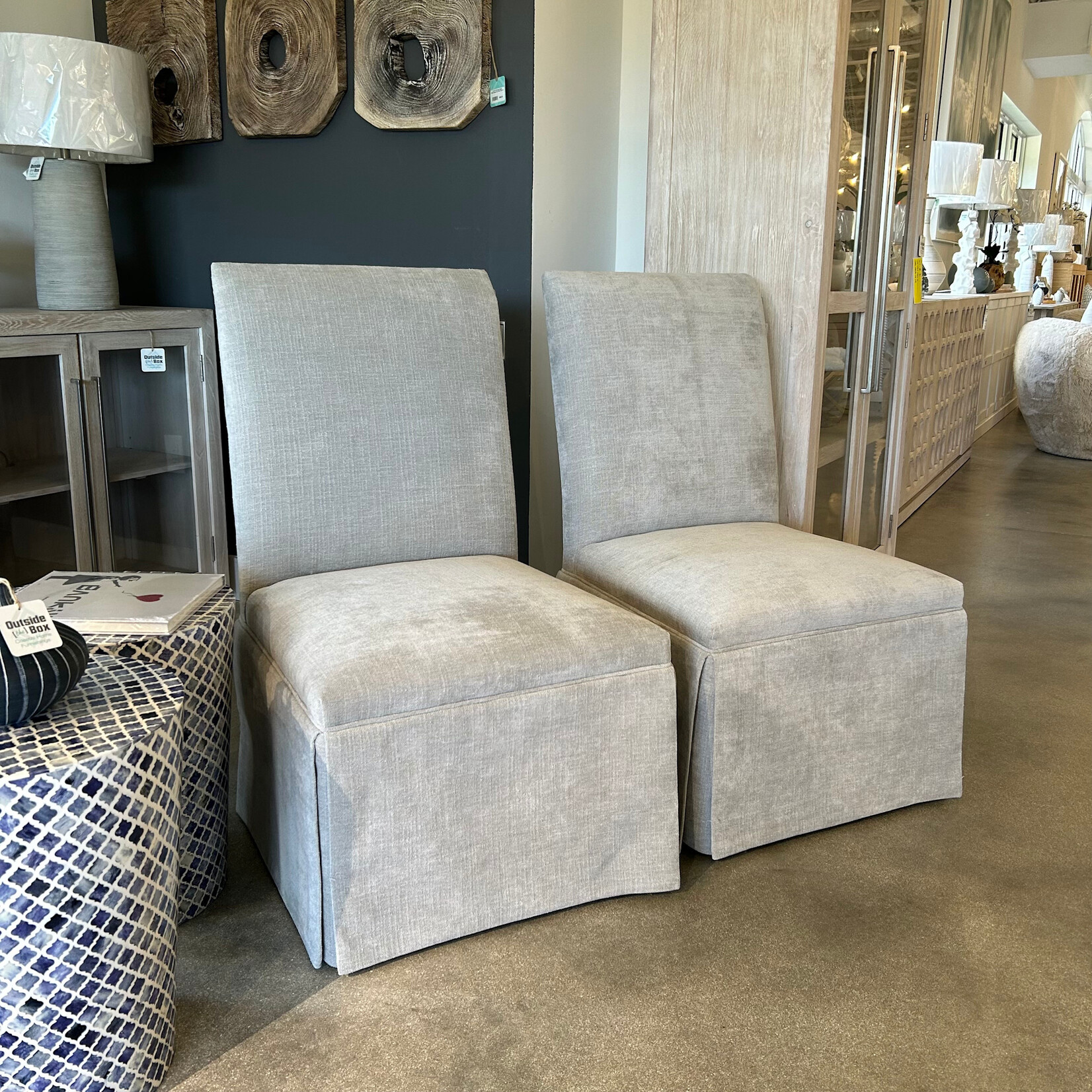 Outside The Box Parsons Denby Fog Side Dining Chair - 681