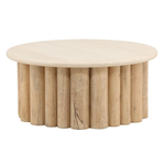 Outside The Box 35x15 Thandi Botochino Stone & Mango Wood Coffee Table In Light Natural