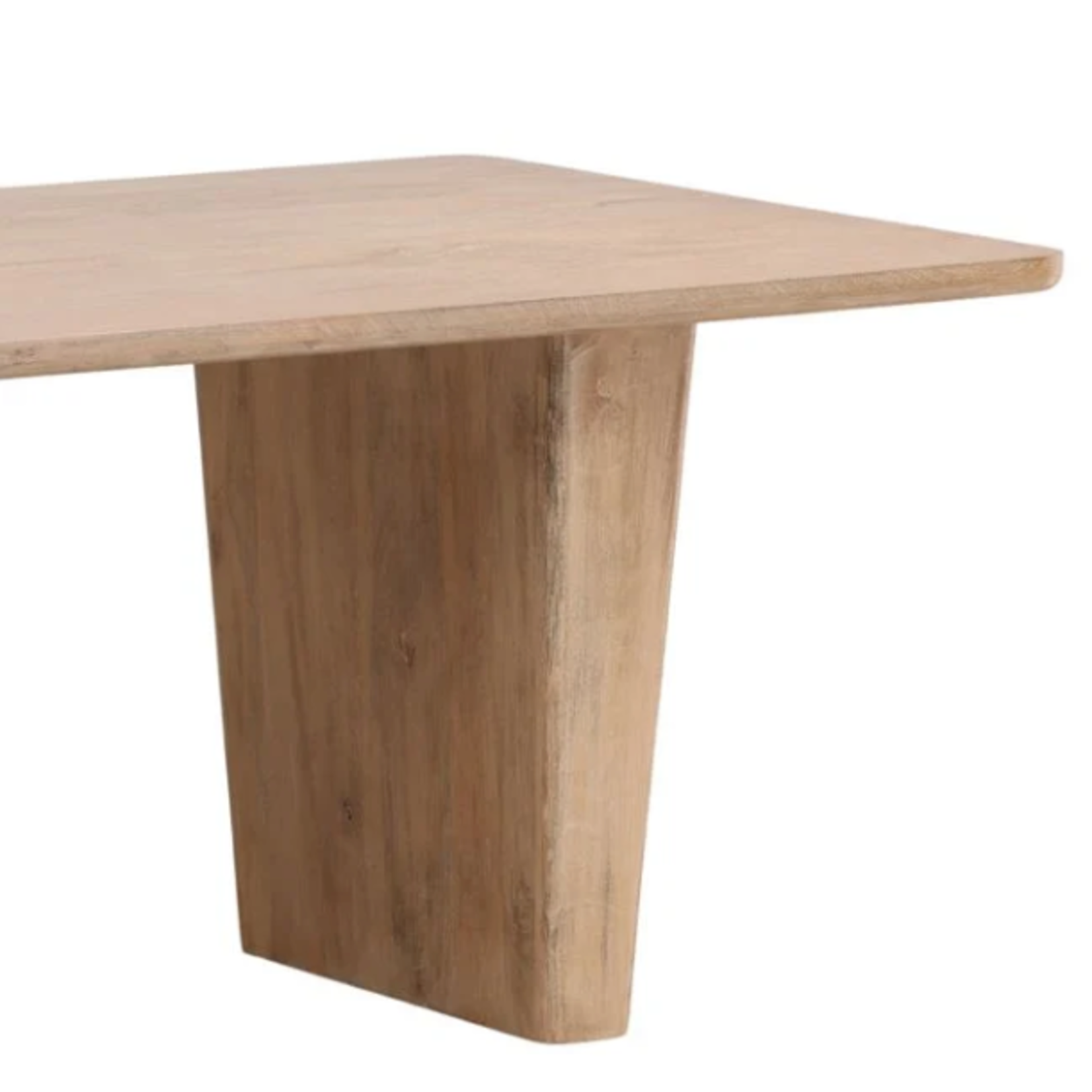 Outside The Box 88x40 Marielle Light Natural Solid Mango Wood Dining Table