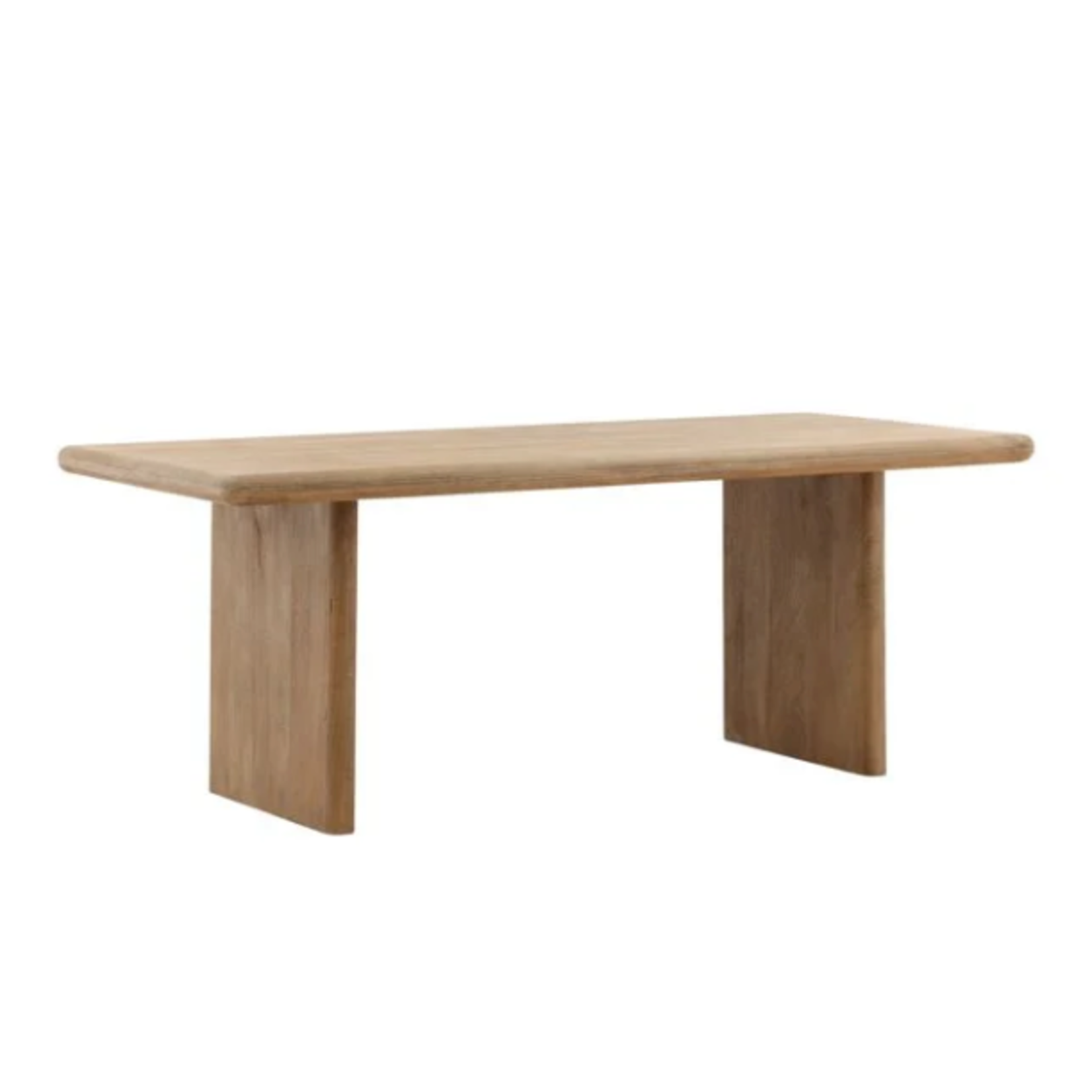 Outside The Box 78x36 Amalie Natural Solid Mango Wood Rectangular Dining Table