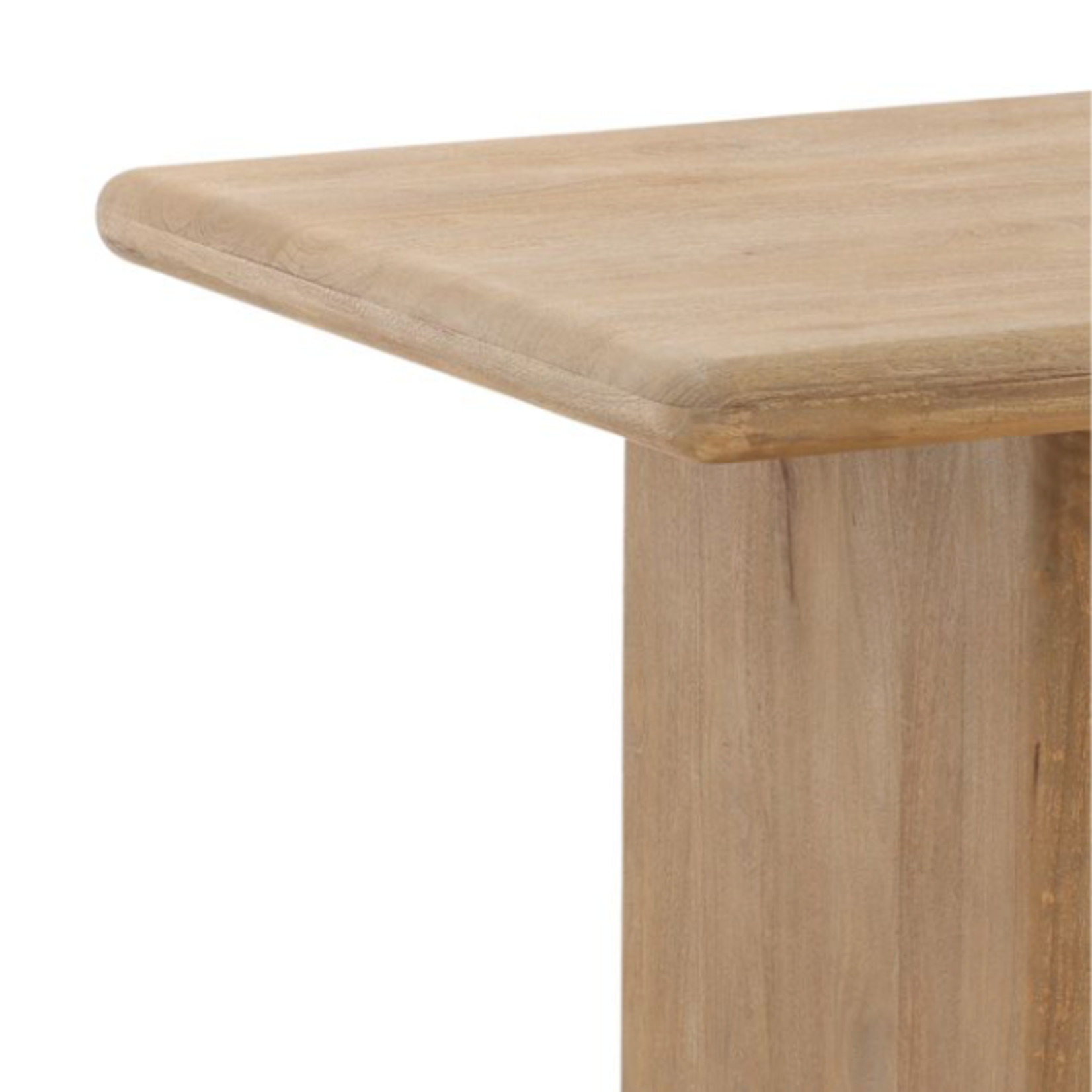 Outside The Box 78x36 Amalie Natural Solid Mango Wood Rectangular Dining Table