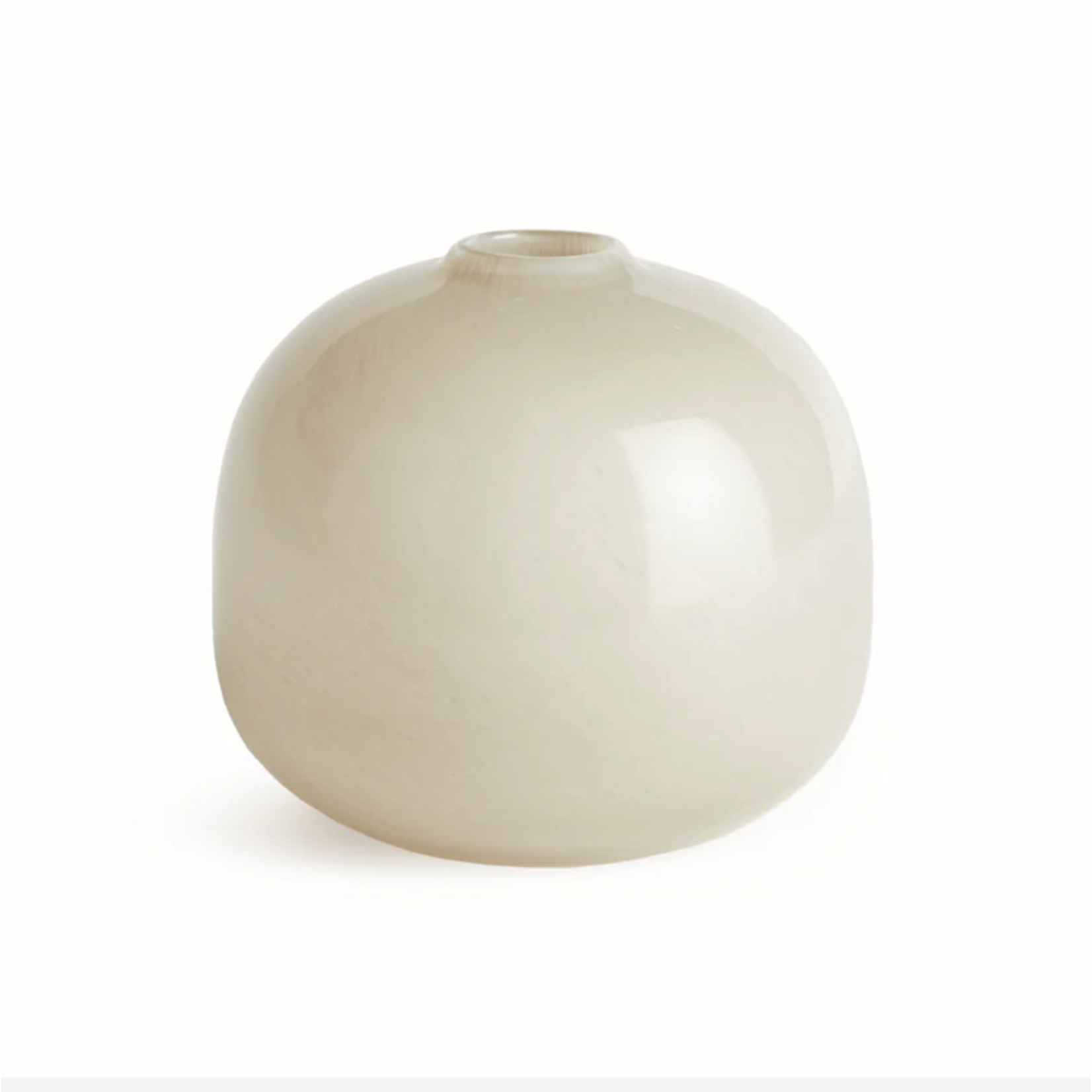 Outside The Box 6" Niall Warm Gray Glass Vase
