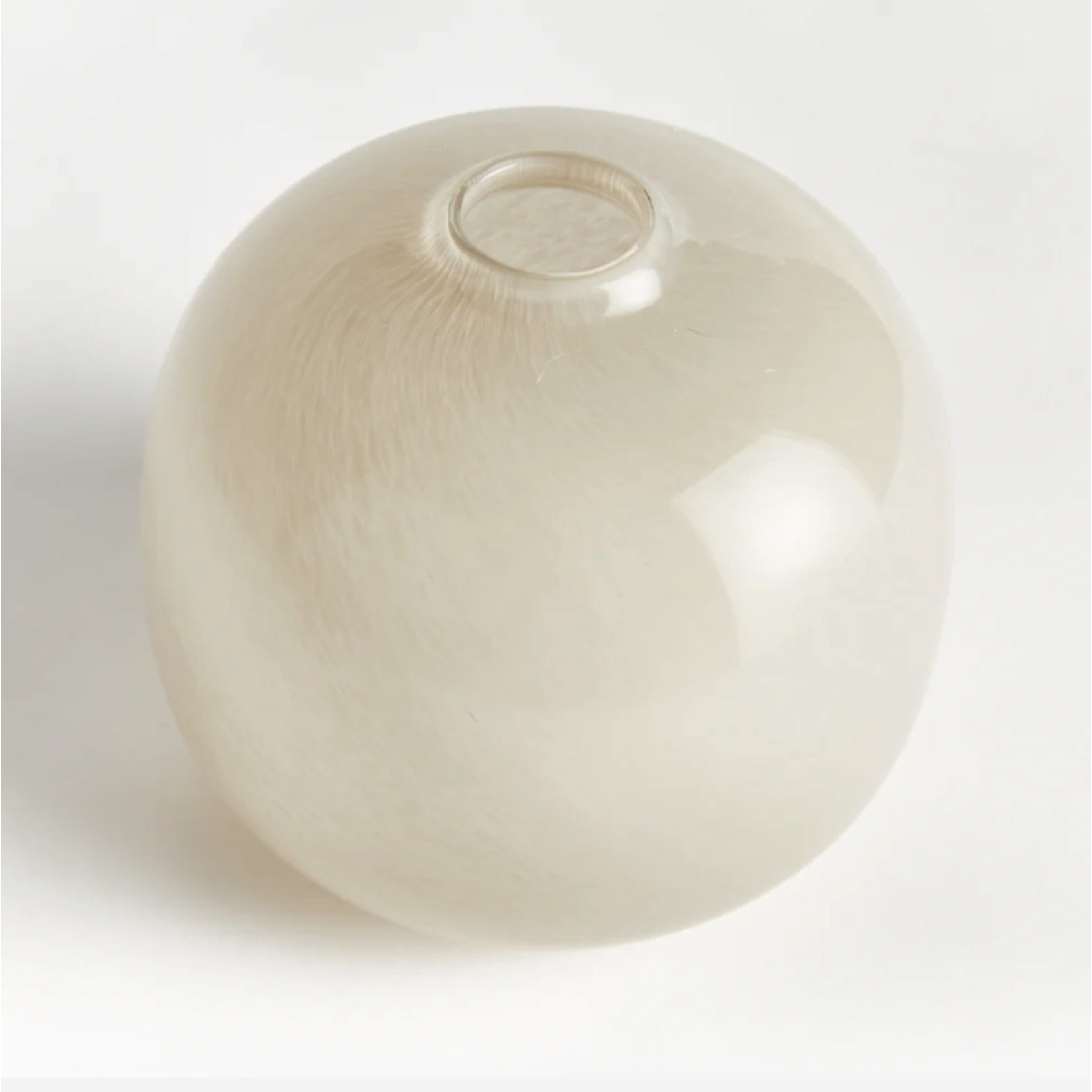Outside The Box 6" Niall Warm Gray Glass Vase
