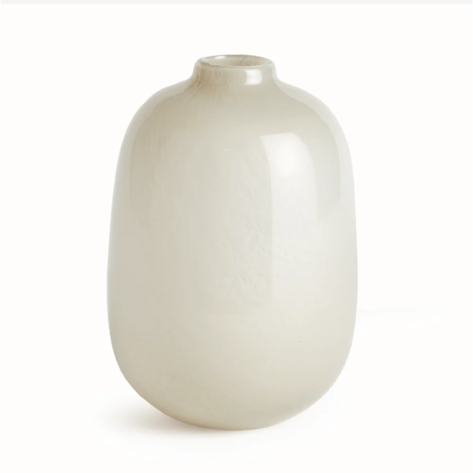 Outside The Box 10" Niall Warm Gray Glass Vase
