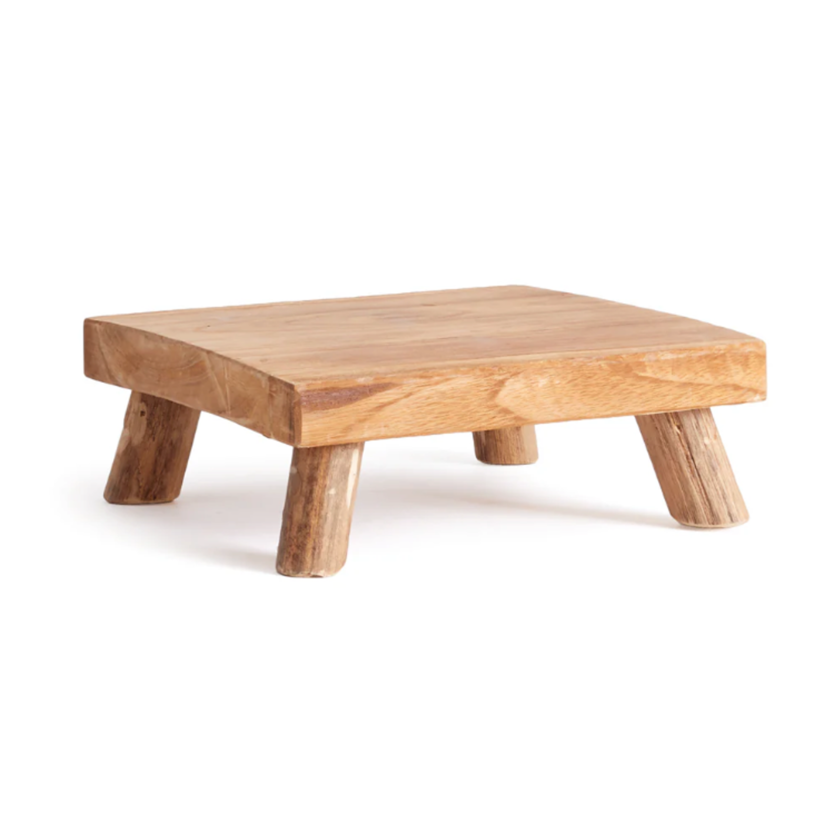 Outside The Box 8" Higgins Natural Teak Wood Stand