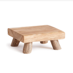 Outside The Box 6" Higgins Natural Teak Wood Stand