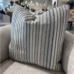 Outside The Box 24x24 Alpenglow Hand-Crafted Down Filled Pillow In Aquamarine