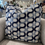 Outside The Box 24x24 Perpetual Hand-Crafted Down Filled Pillow In Indigo