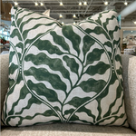 Outside The Box 24x24 Preen Hand-Crafted Down Filled Pillow In Emerald