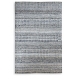 Outside The Box 9 x 12 Bolivia Blue Hand Woven Wool & Denim Area Rug
