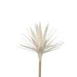 Outside The Box 48" Natural Canvas Handcrafted White Bromeliad Flower