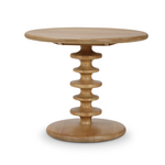 Outside The Box 36" Milano Solid Mahogany Wood Round Bistro Table In Sandbar - SNB