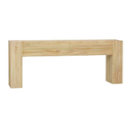 Outside The Box 79x12x30 Tuscan Natural Solid Reclaimed Teak Wood Console In Weathered Distressed - TNT - TWD