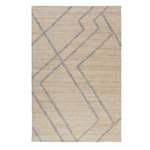 Outside The Box 7’ 9” x 9’ 9“ Willow Jute / Wool /Cotton Blend & Cotton Backing Area Rug In Blue - 82575