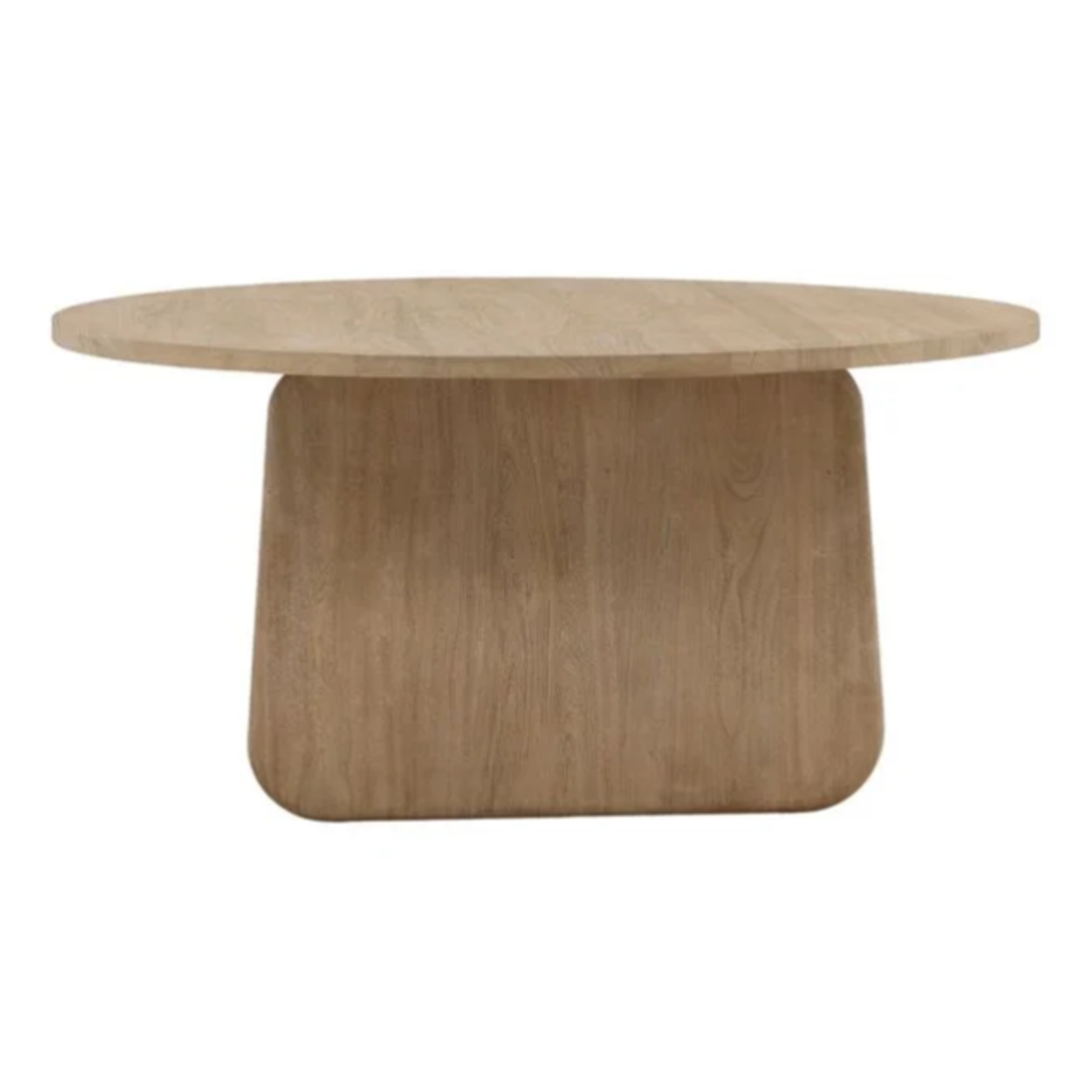 Outside The Box 62" Bondi Acacia Solid Wood Round Dining Table In Weathered Natural