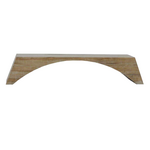 Outside The Box 79x18x16 Denver Solid Teak Rustic Bench In White Wash - TWW