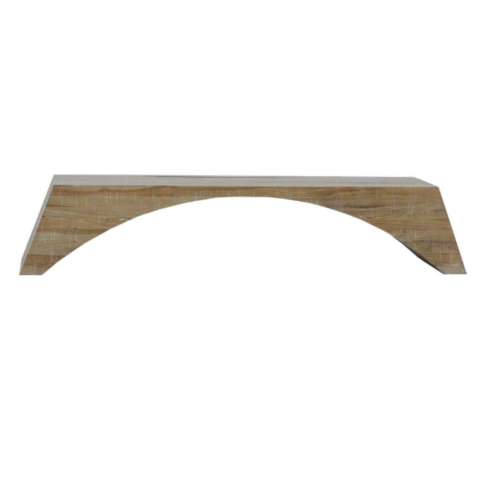 Outside The Box 79x18x16 Denver Solid Teak Rustic Bench In White Wash - TWW