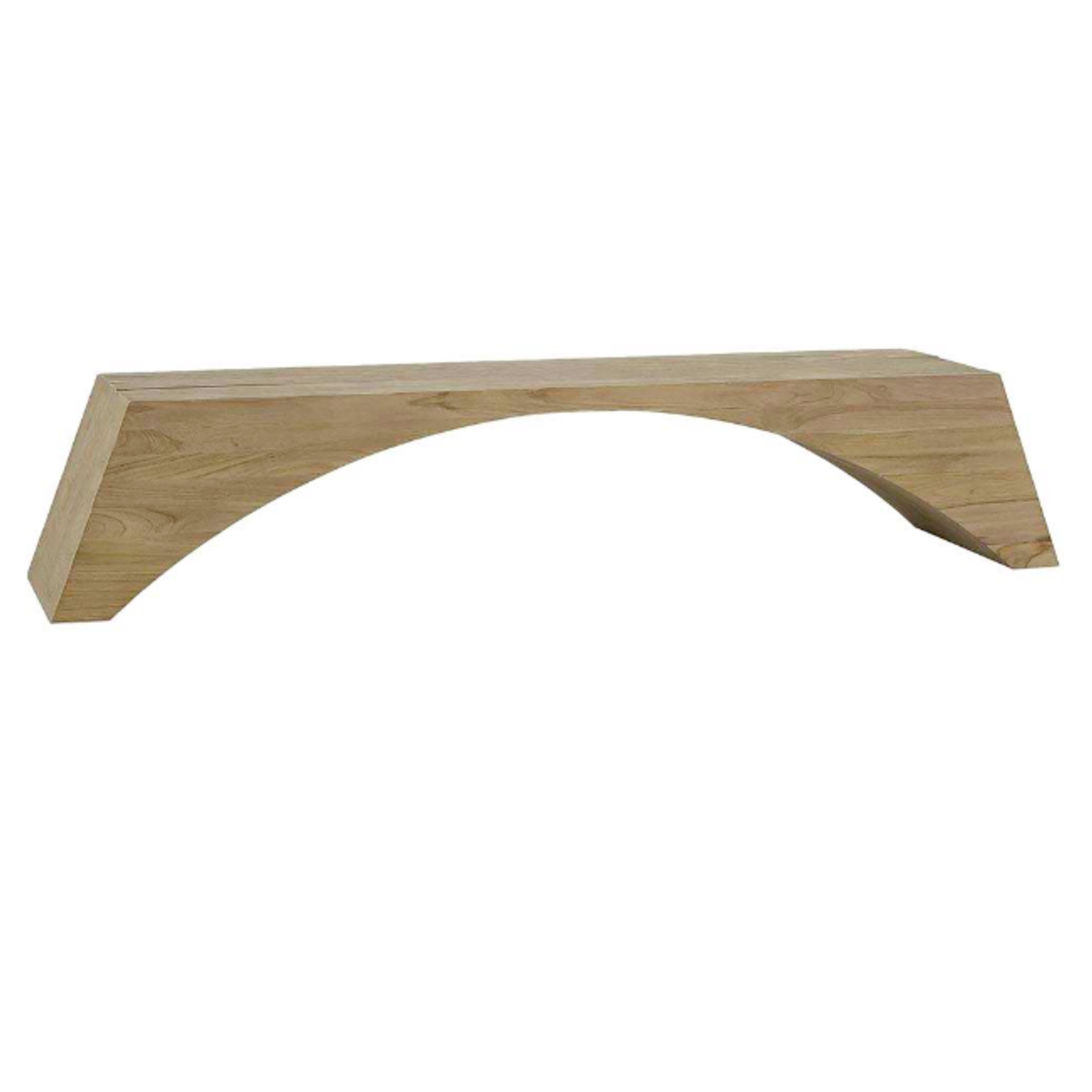 Outside The Box 79x18x16 Denver Solid Teak Rustic Bench In Natural - TNT