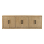 Outside The Box 108x18x37 Sonya Light Warm Wash Reclaimed Pine Wood  6 Door Sideboard