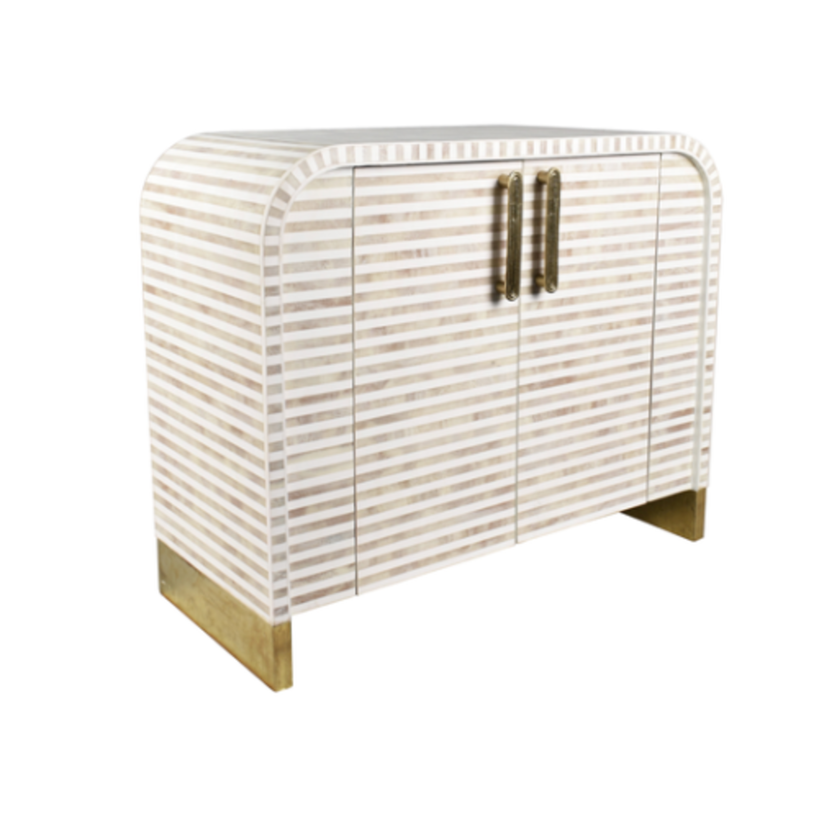 Outside The Box 36x30 White & Natural Hand Made Accent Chest
