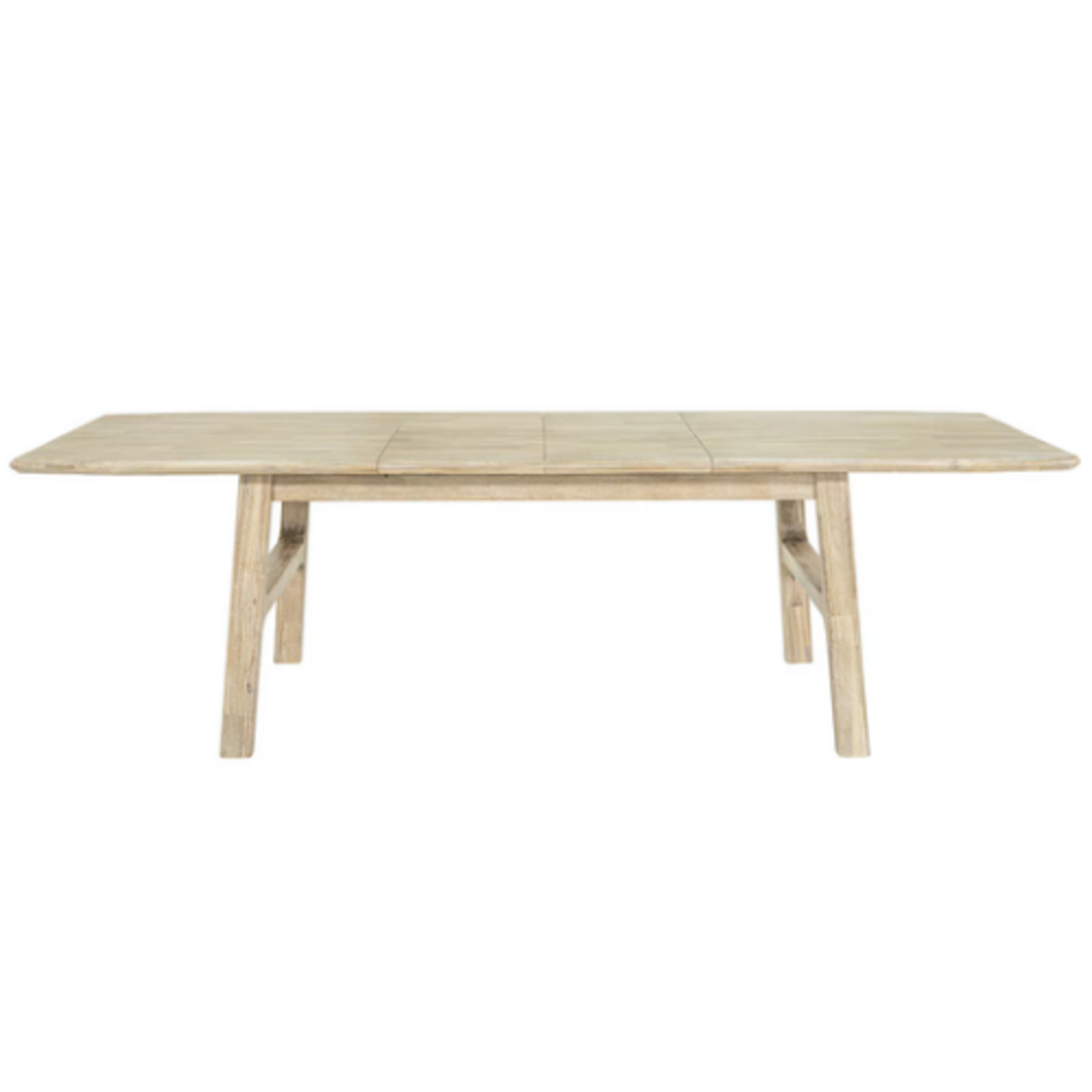 Outside The Box 71" Extends To 102.5" Palmer Acacia Wood Double Butterfly Rectangular Dining Table