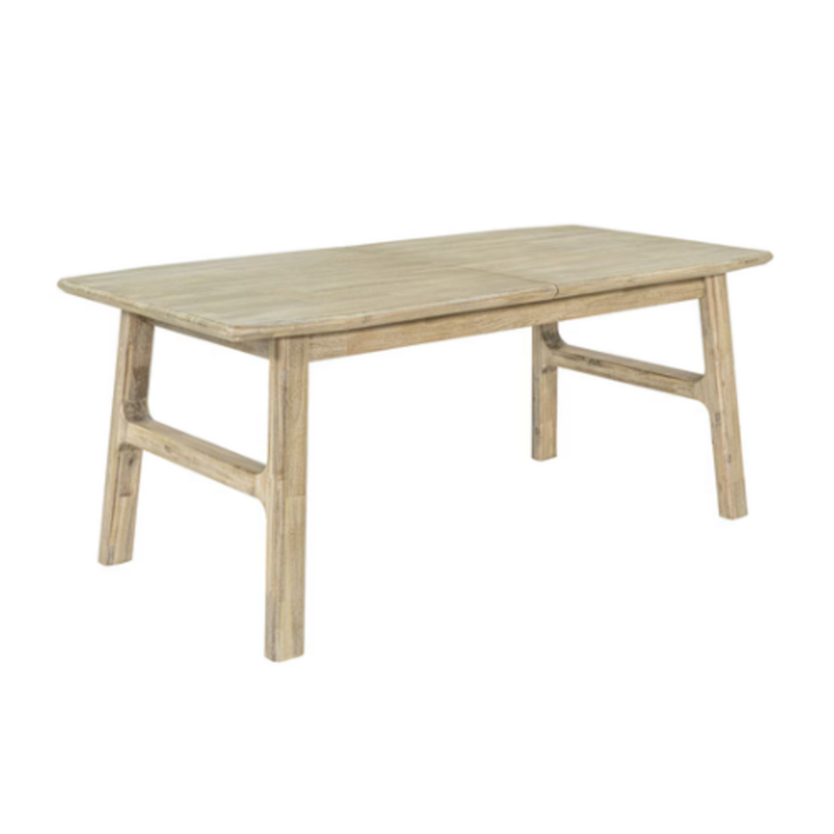 Outside The Box 71" Extends To 102.5" Palmer Acacia Wood Double Butterfly Rectangular Dining Table