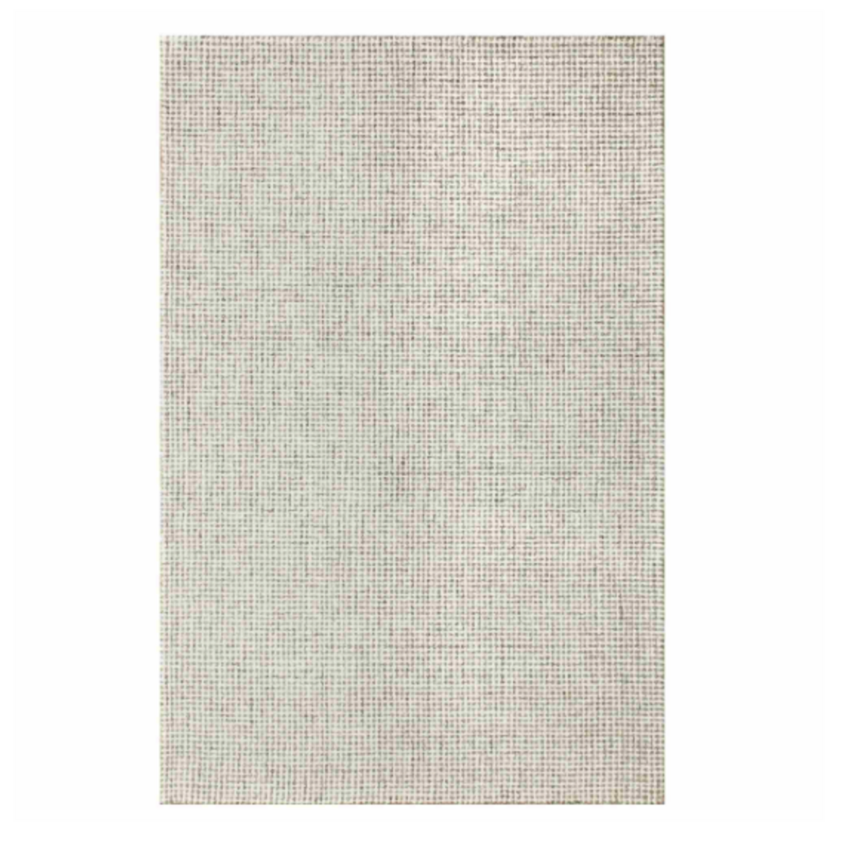 Outside The Box 9' x 12' Criss Cross 100% Wool Area Rug In Gray - 82378