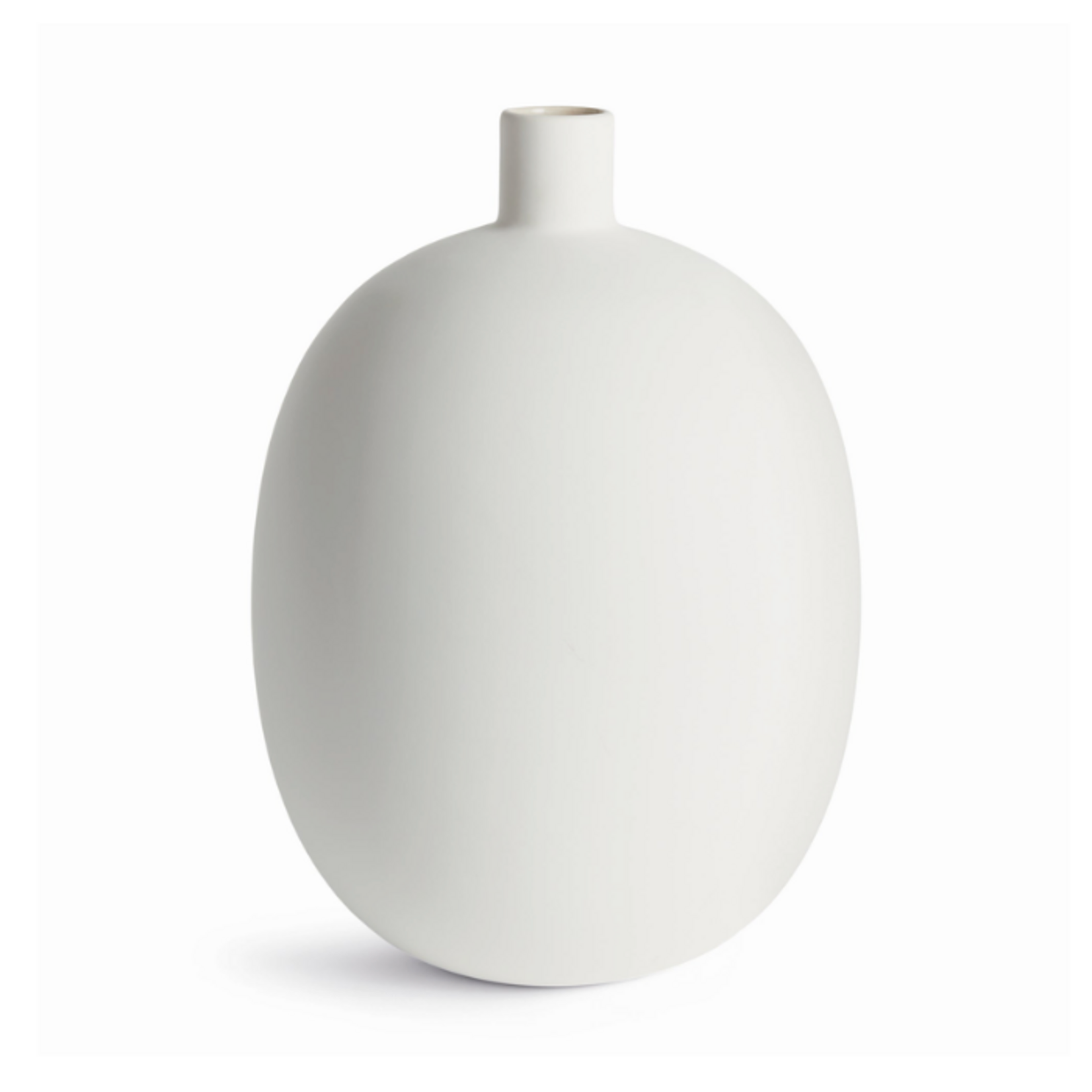 Outside The Box 13" Barclay Butera Sandbar Hand Crafted Stoneware Vase In White