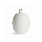 Outside The Box 11" Barclay Butera Sandbar Hand Crafted Stoneware Vase In White