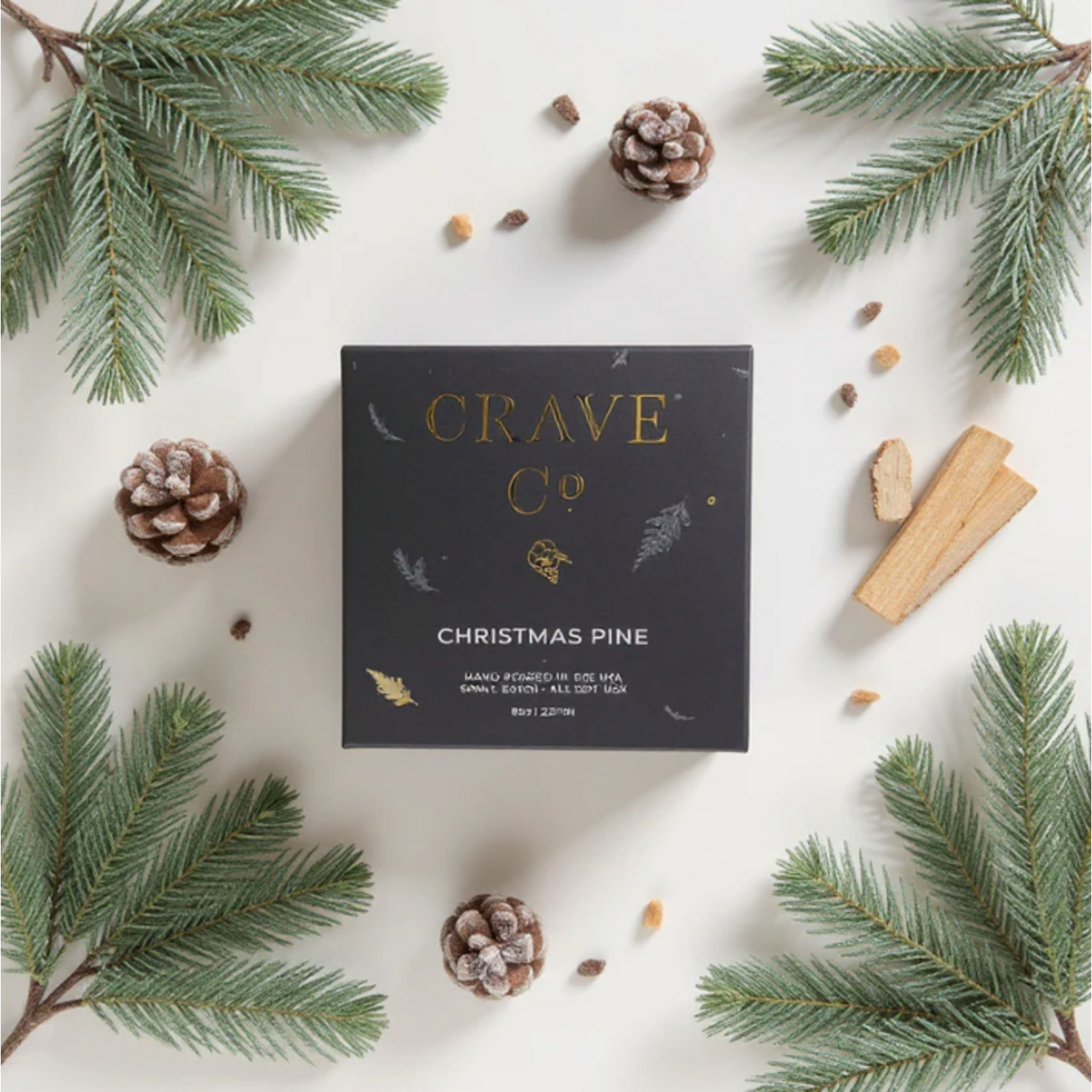 Outside The Box Christmas Pine Scented Candle With Gift Box
