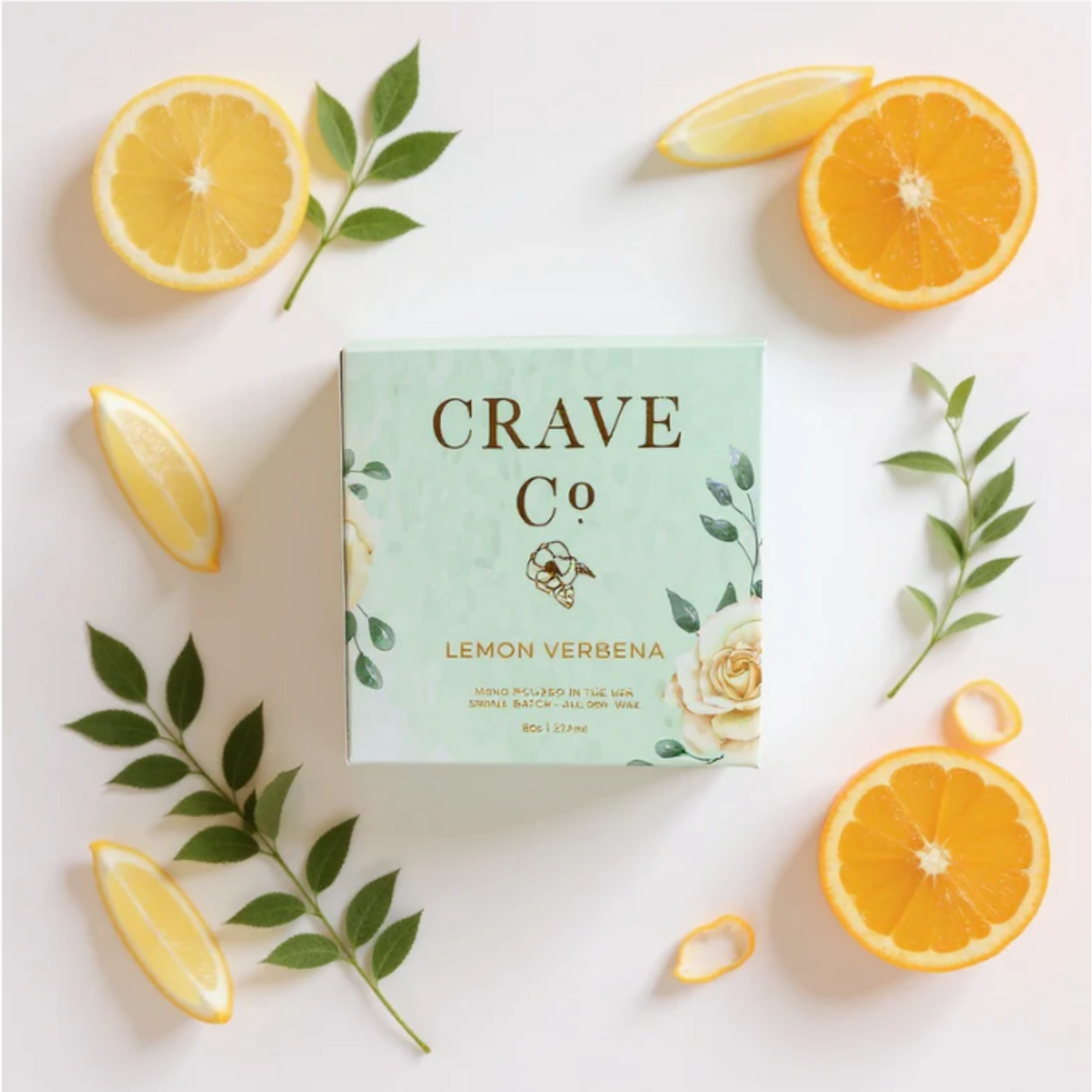 Outside The Box Lemon Verbena Scented Candle With Gift Box