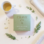 Outside The Box White Tea & Thyme Scented Candle With Gift Box