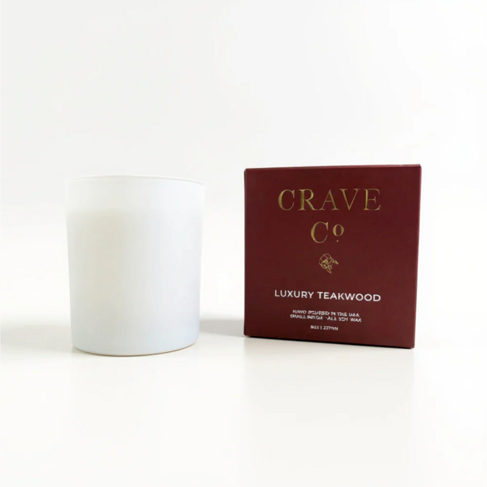 Outside The Box Luxury Teakwood Scented Candle With Gift Box