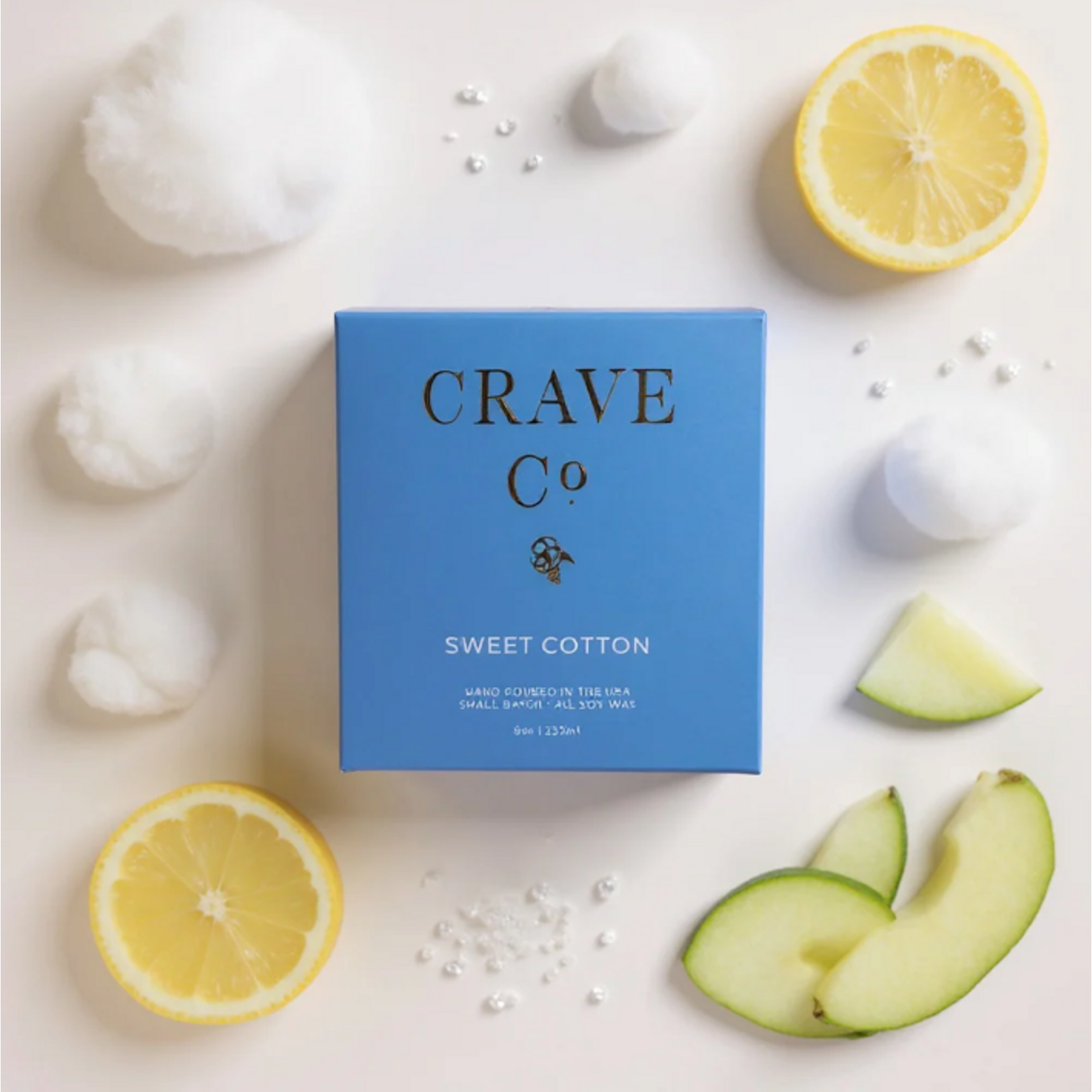 Outside The Box Sweet Cotton Scented Candle With Gift Box