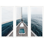 Outside The Box 67x50 Trowbridge Moving Through The Med Triptych Art