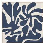 Outside The Box 40x40 Midnight Reef 2 Natural Oak Frame Art