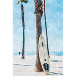 Outside The Box 48x32 Surfboard Art In Acrylic Box Frame