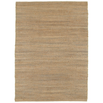 Outside The Box 9' x 12' Natural Fiber Hand Woven Jute / Cotton Blend Area Rug In Gray - 03344