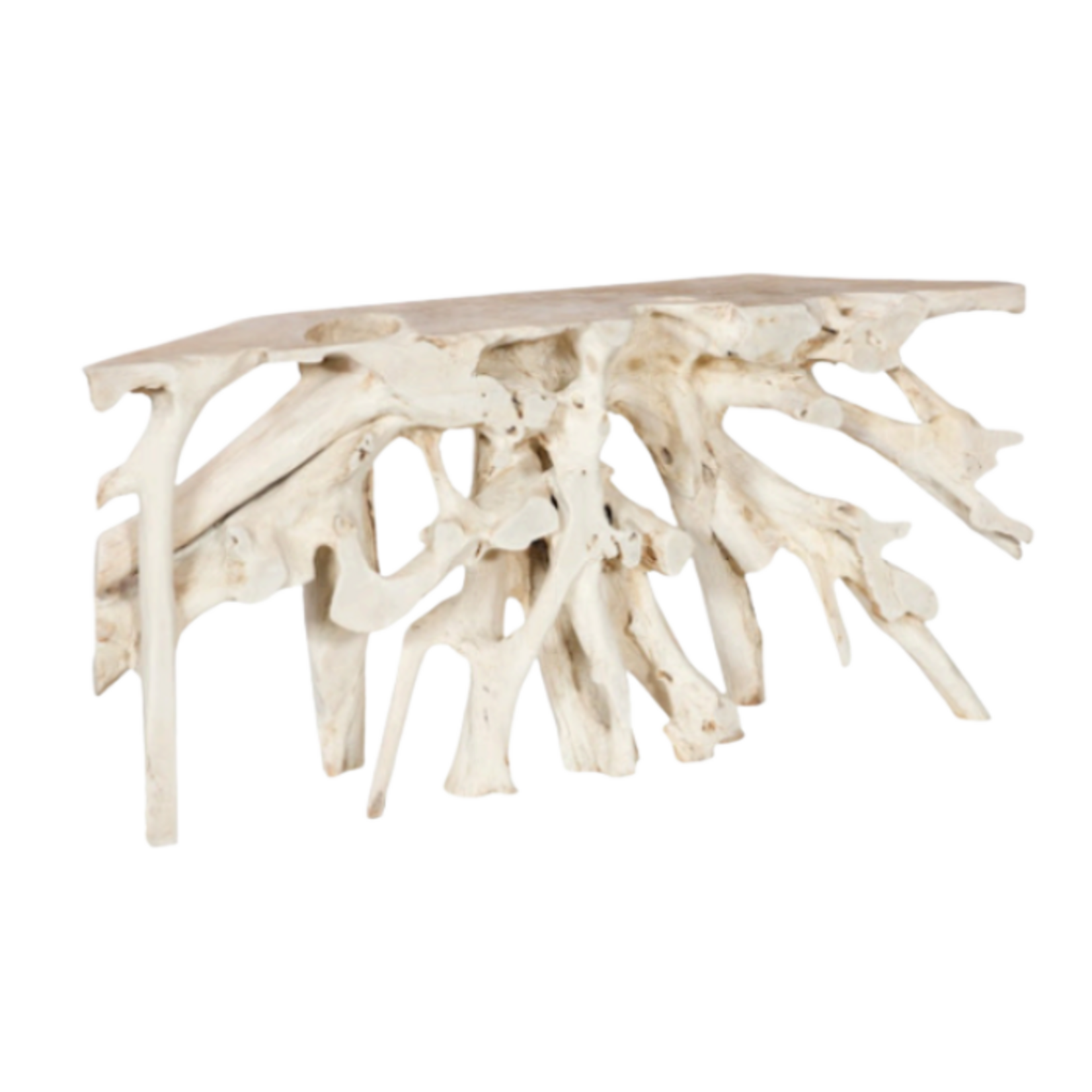 Outside The Box 72x16x32 Bleached Teak Root Console Table #13