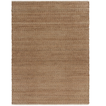 Outside The Box 9' x 12' Natural Fiber Hand Woven 100% Jute Area Rug In Bright White - 03379
