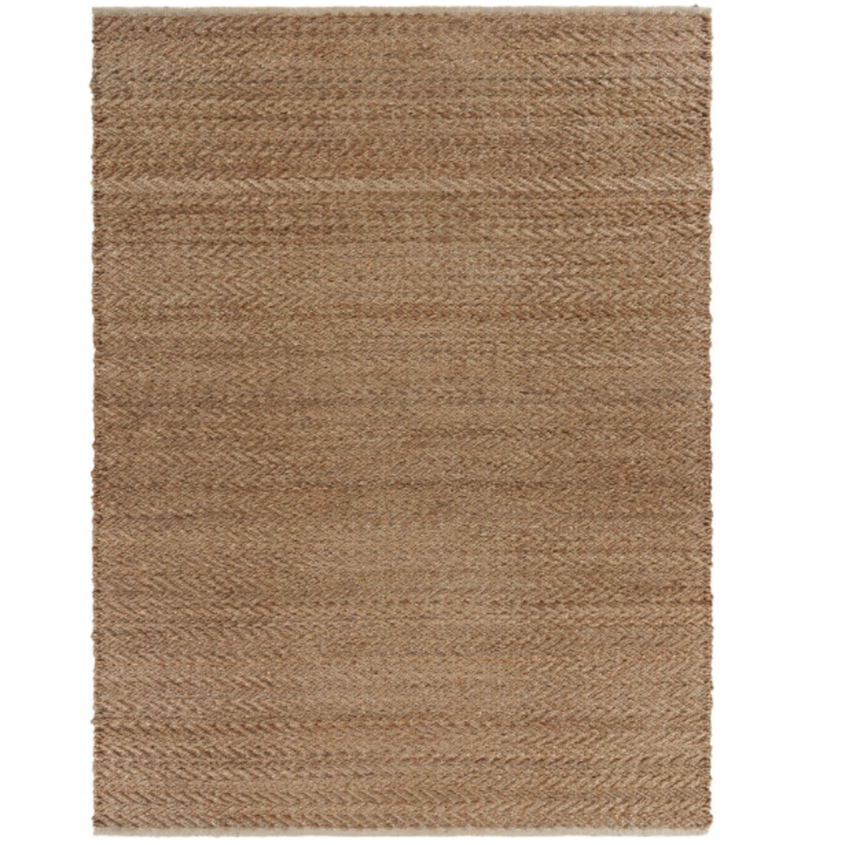 Outside The Box 9' x 12' Natural Fiber Hand Woven 100% Jute Area Rug In Bright White - 03379